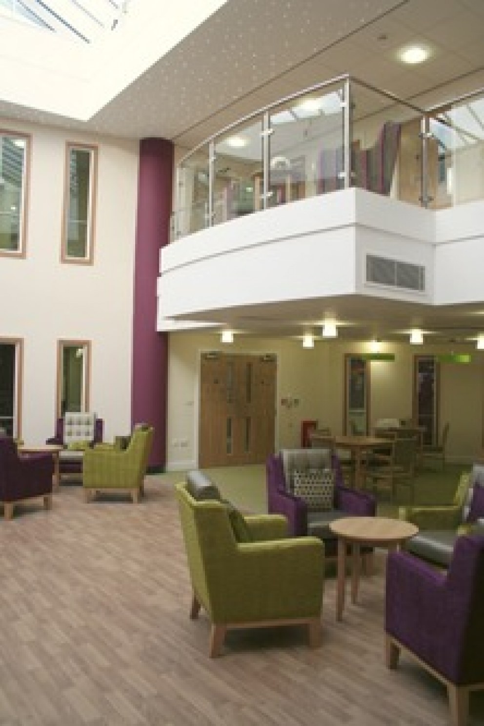 Chestnut Grange, Extra Care Scheme | Double Height Space | Interior Designers
